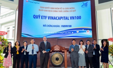Quỹ ETF VinaCapital VN100 chính thức niêm yết trên sàn HoSE
