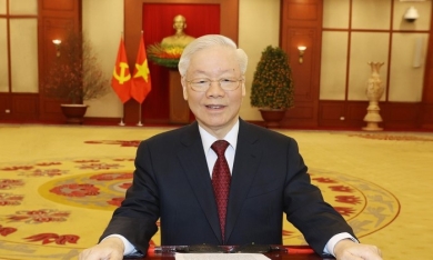 Tổng Bí thư Nguyễn Phú Trọng: 'Tạo đà và động lực thúc đẩy đất nước phát triển'