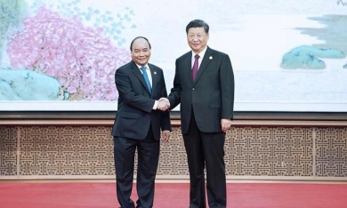 Thủ tướng dự CIIE 2018: 'Thúc đẩy hợp tác thực chất về kinh tế thương mại Việt -Trung'