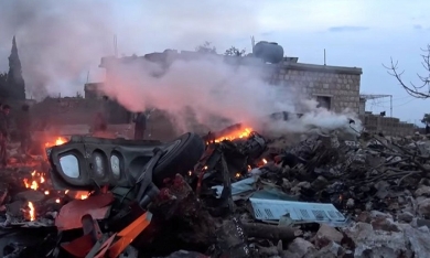 Video quay lại những khoảnh khắc cuối cùng của phi công Su-25 Nga hy sinh tại Syria