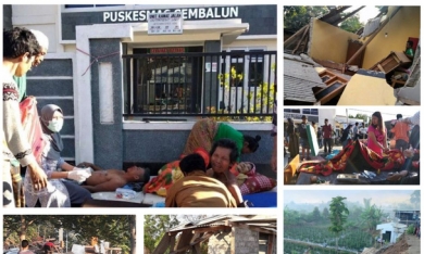 Động đất Indonesia: 13 người chết, hàng trăm người bị thương, hàng nghìn ngôi nhà hư hại