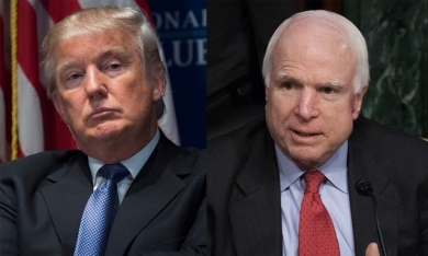 Ông Trump là ‘khách không mời’ trong tang lễ của Thượng nghị sĩ John McCain