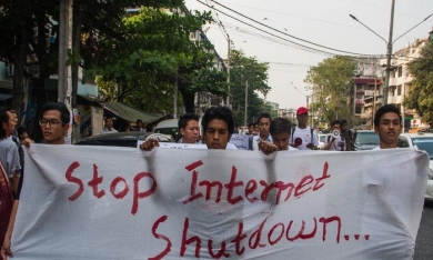 Myanmar: Internet bị ngắt diện rộng, chỉ dùng được trong giao dịch ngân hàng