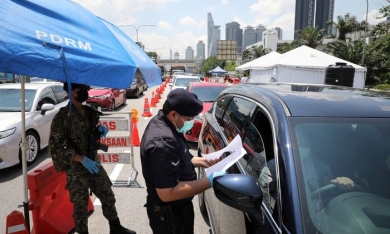 Ca nhiễm Covid-19 tăng vọt, Malaysia ban bố lệnh phong tỏa toàn quốc