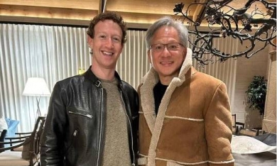 Tỷ phú Mark Zuckerberg ví CEO Nvidia Jensen Huang là ‘Taylor Swift của giới công nghệ'