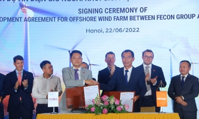 Fecon 'bắt tay' Corio Generation tại dự án điện gió ngoài khơi Vũng Tàu