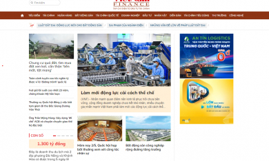 Tạp chí Đầu tư Tài chính – VietnamFinance có giao diện mới 