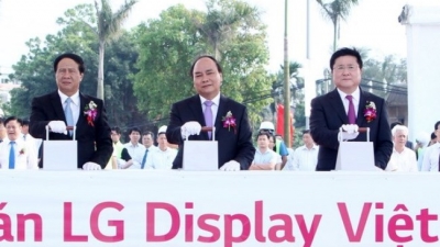 Thủ tướng dự lễ khởi công dự án LG Display 1,5 tỷ USD ở Hải Phòng