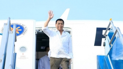 Tổng thống Rodrigo Roa Duterte đã đến Hà Nội