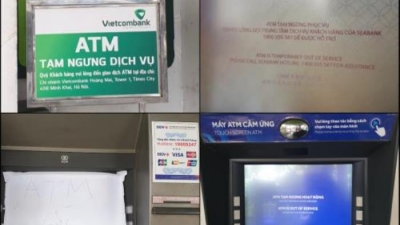 Hàng loạt ATM 'nghỉ Tết' sớm, người dân đôn đáo chạy khắp nơi chờ rút tiền