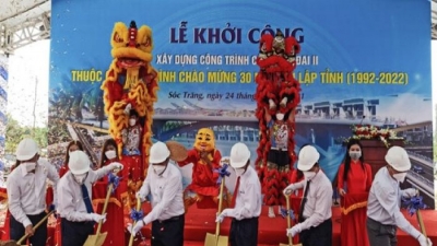 Sóc Trăng: Khởi công cầu Nguyễn Văn Linh và Vành Đai 2 với tổng mức đầu tư trên 300 tỷ
