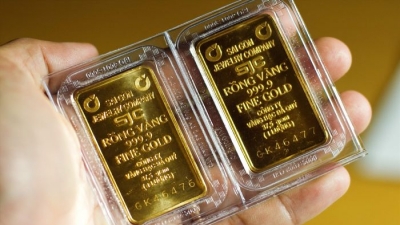 Giá vàng trong nước vẫn đắt hơn thế giới trên 17 triệu đồng/lượng