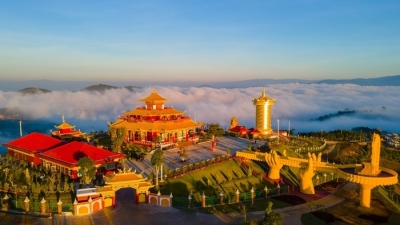 Lâm Đồng chưa cấp phép thuê đất vào mục đích tôn giáo cho chủ dự án có bảo tháp dát vàng