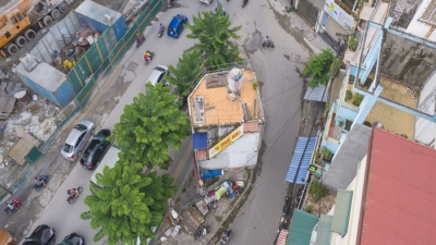 Hi hữu: Sau giải phóng mặt bằng, ngôi nhà bỗng có 'mặt tiền 360 độ' ở trung tâm Hà Nội
