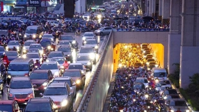 Đề án thu phí ô tô vào nội đô Hà Nội: Có thể thu 100.000 đồng/lượt