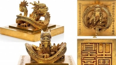 Doanh nhân Bắc Ninh chi hơn 153 tỷ đồng mua ấn vàng 'Hoàng đế chi bảo'