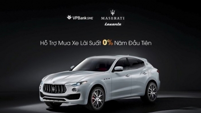 Maserati, VPBank hợp tác ưu đãi lãi suất 0% cho khách hàng mua xe