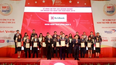 SeABank lọt nhóm 90 doanh nghiệp tư nhân lợi nhuận tốt nhất Việt Nam