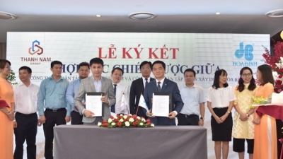 Hòa Bình và Thành Nam Group ký kết hợp tác chiến lược