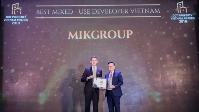 MIKGroup lập hat-trick giải thưởng tại Dot Property Vietnam Awards 2019