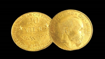 Sắp phát hành phiên bản kỷ niệm đồng tiền vàng bản vị 'Việt'