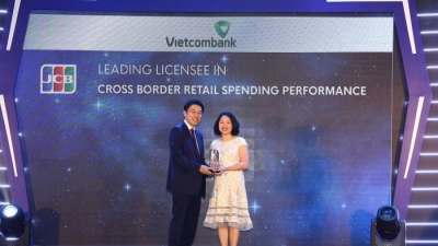 Vietcombank dẫn đầu về doanh số sử dụng và thanh toán thẻ JCB