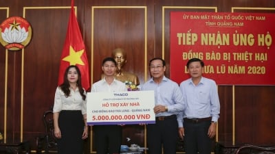 Thaco hỗ trợ xây dựng lại ngôi làng cho đồng bào Trà Leng – Quảng Nam
