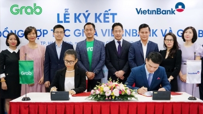 VietinBank 'bắt tay' Grab phát triển công nghệ tài chính