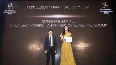DOT Property Vietnam Awards 2020 'xướng tên' 6 lần vinh danh Sunshine Homes