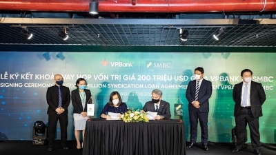 VPBank và SMBC tiếp tục ký thỏa thuận khoản vay hợp vốn trị giá 200 triệu USD