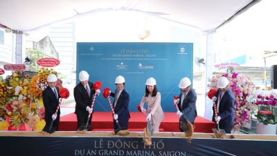 Động thổ Grand Marina, Saigon - dự án mang thương hiệu Marriott bảo chứng toàn cầu