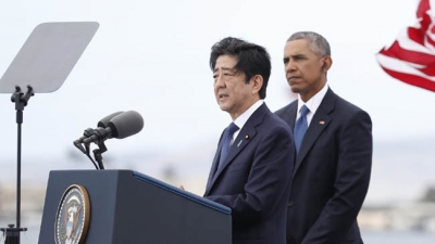 Thủ tướng Abe thăm Trân Châu Cảng: 'Đây là nơi khiến tôi câm lặng'