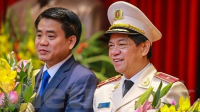 Tân Giám đốc Công an Hà Nội Đoàn Duy Khương tuyên thệ nhậm chức