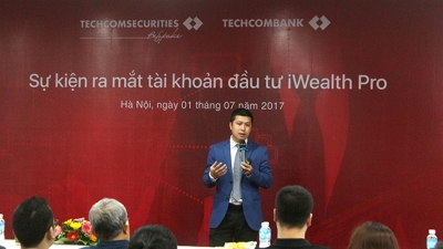 Techcom Securities ra mắt tài khoản đầu tư iWealth Pro