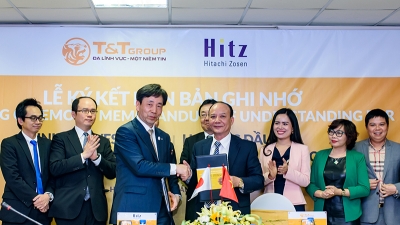 T&T ký kết hợp tác với Hitachi Zosen để phát triển các dự án phát điện từ chất thải