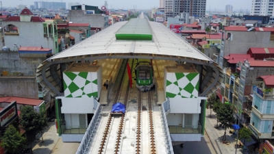 Dự án đường sắt đô thị Cát Linh – Hà Đông cơ bản hoàn thành hơn 95%