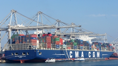 Cảng quốc tế Cái Mép đón tàu container 'siêu khủng' MARCO POLO