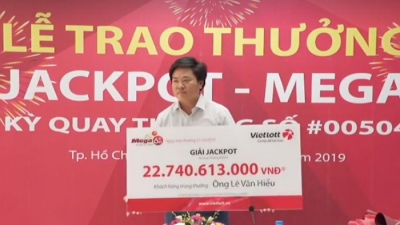 Kết quả Vietlott: Khách hàng tại Khánh Hòa trúng Jackpot trị giá hơn 22 tỷ đồng