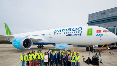 Bamboo Airways đón chiếc Boeing 787-9 Dreamliner đầu tiên tại Mỹ