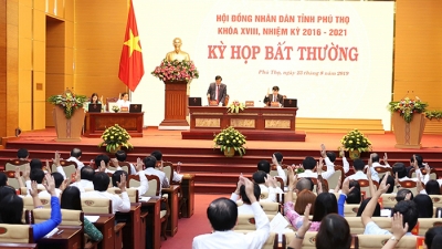 Phú Thọ: Miễn nhiệm 1 Phó chủ tịch HĐND, bầu 2 Phó chủ tịch UBND và HĐND