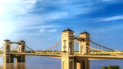 Lộ diện hình ảnh về cầu Trần Hưng Đạo kết nối 2 quận Hoàn Kiếm và Long Biên