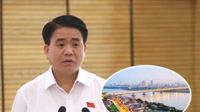Chủ tịch Hà Nội: 'Tài chính của thành phố 5 năm tới không thể đầu tư làm đê hai bên bờ sông Hồng’