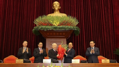 Ông Nguyễn Phú Trọng tái đắc cử Tổng Bí thư Ban Chấp hành Trung ương Đảng