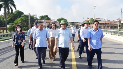 Bí thư Thành ủy Hà Nội kiểm tra tiến độ 5 dự án, công trình quan trọng trên địa bàn