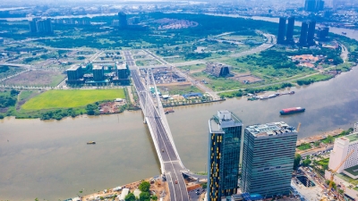 Sau 7 năm xây dựng, cầu Thủ Thiêm 2 dự kiến thông xe vào ngày 28/4