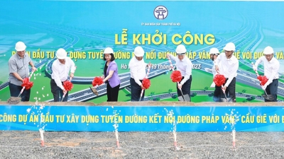 Hà Nội: Khởi công tuyến đường hơn 3.200 tỷ, nối cao tốc Pháp Vân - Cầu Giẽ với Vành đai 3