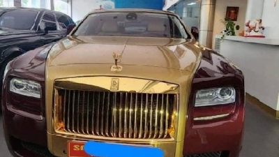 Bắt đầu quy trình đấu giá xe Roll- Royce dát vàng của ông Trịnh Văn Quyết