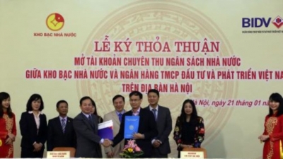 BIDV mở tài khoản thu ngân sách nhà nước tại Hà Nội