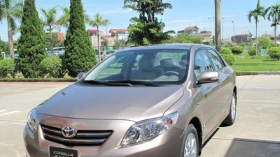 Toyota Việt Nam lại triệu hồi hơn 8.000 xe Corolla Altis do lỗi túi khí