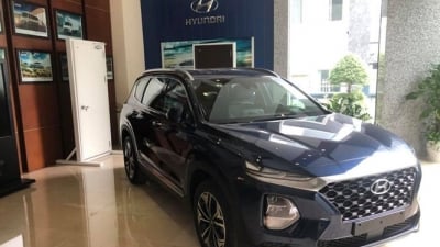Lịch trưng bày mẫu xe 'hot' Hyundai Santa Fe 2019 tại đại lý